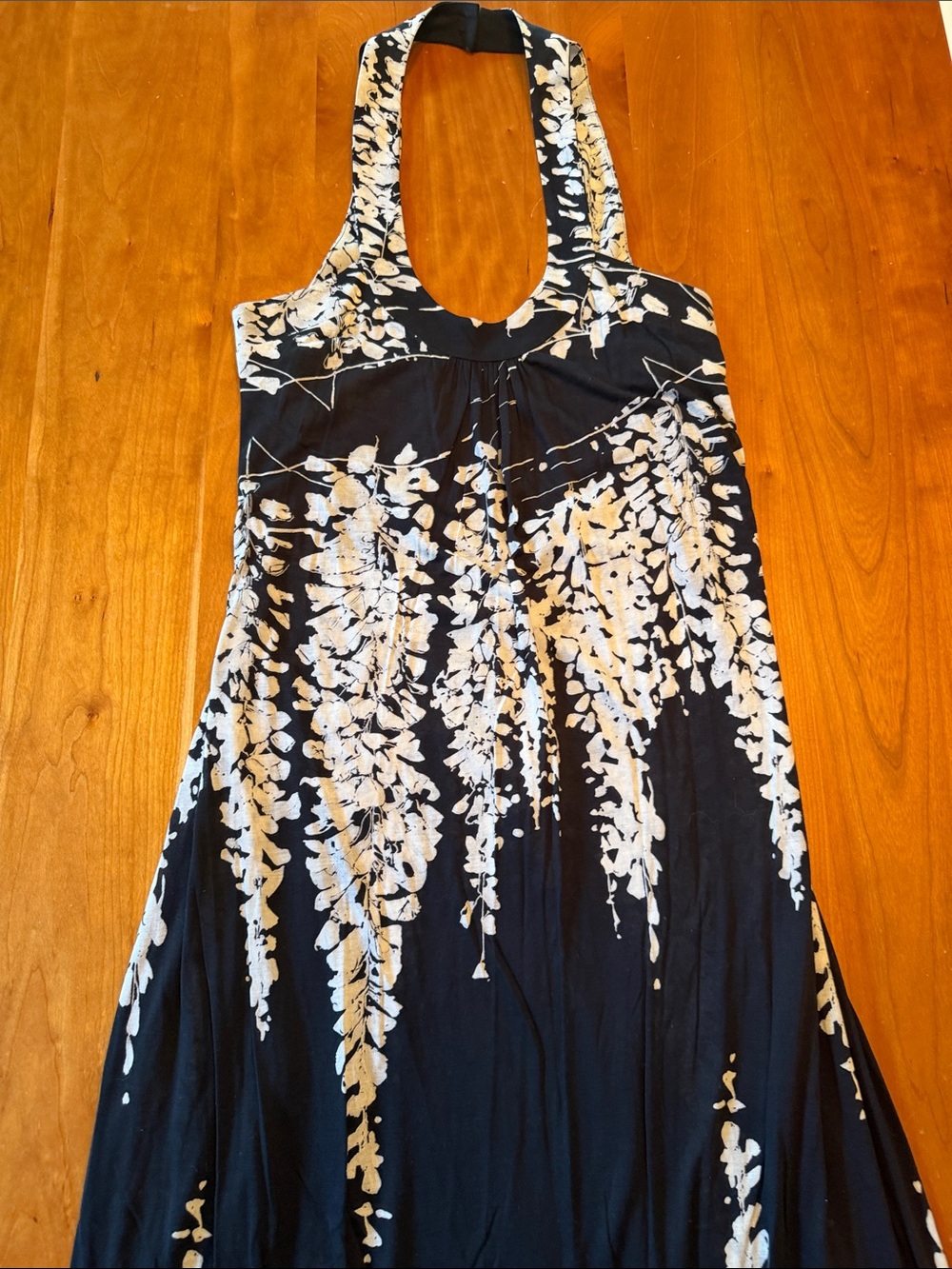 Vintage LAMB by Gwen Stefani Floral Knit Maxi Dress